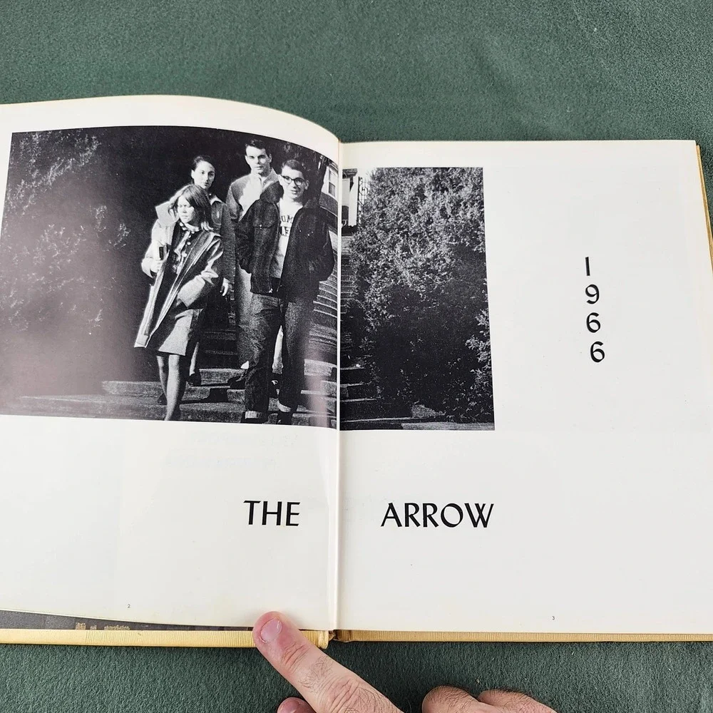 Vintage The Arrow 1966 Lycoming College Williamsport Pennsylvania Yearbook